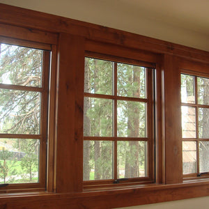 Genius Wood Trimmed Retractable Window Screens
