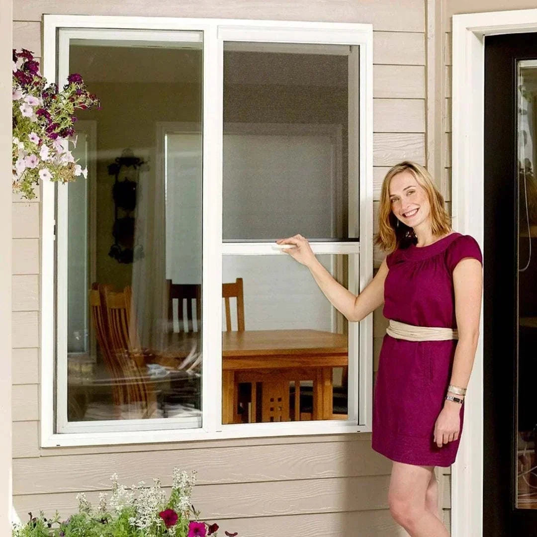 Window Privacy Screen Removable Genius Cascade Retractable Window Screens