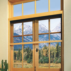 Genius Wood Trimmed Retractable Window Screens