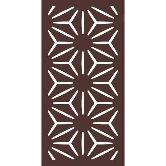 Star Anais  - (Brown) Modular Hardwood Composite  Privacy Screen Panel