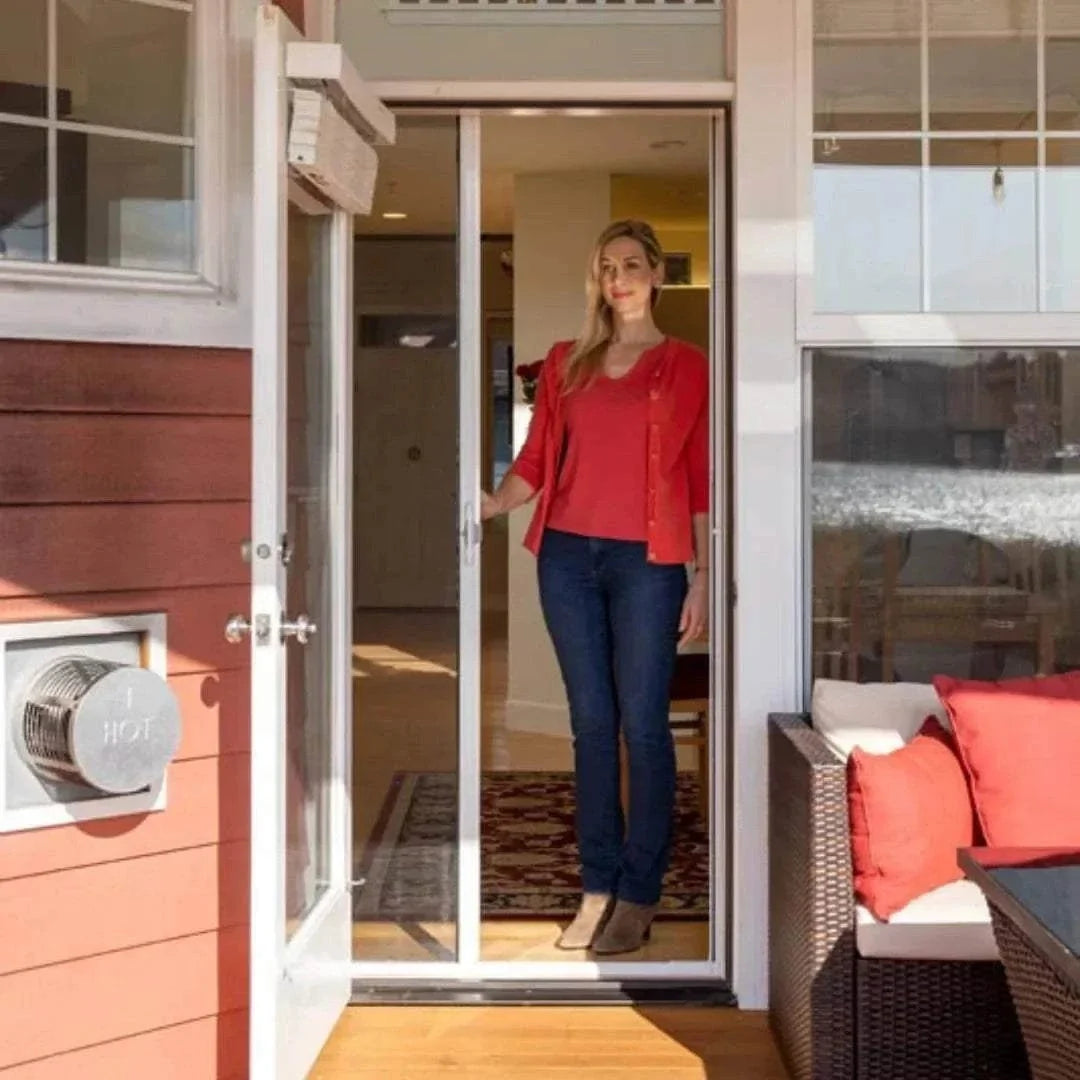 Genius Cool Single Retractable Screen Door for home ventilation