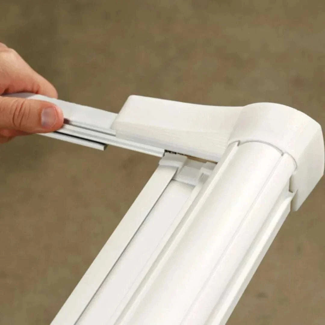 Genius Cool single retractable screen door for improved home ventilation